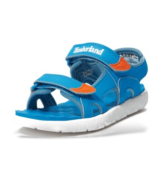 Timberland Perkins Row leren sandalen met hielbandje blauw