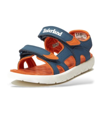 Timberland Perkins Row marine leren sandalen met hielriem