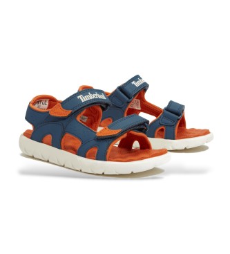 Timberland Perkins Row marine leren sandalen met hielriem