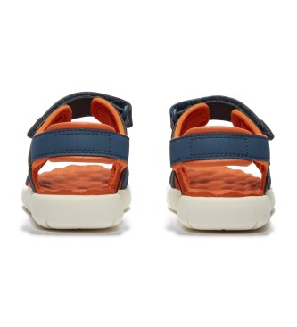 Timberland Perkins Row marine leren sandalen met hielriem