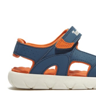 Timberland Perkins Row sandaler i marinbltt lder med klackrem