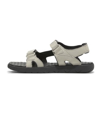 Timberland Perkins Row taupe leather heel strap sandals