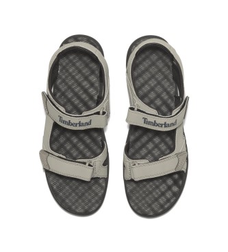 Timberland Perkins Row taupe leren sandalen met hielriem