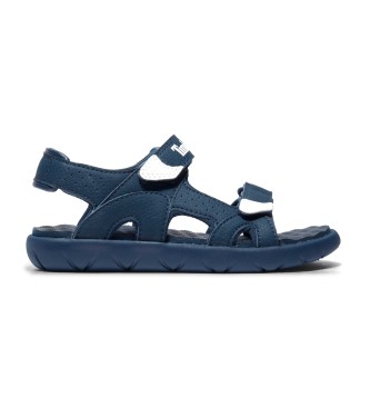 Timberland Sandlias Perkins Row 2-Strap azul-marinho