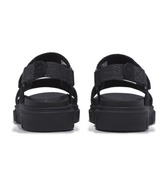 Timberland Greyfield leather sandals with back strap black