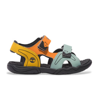 Timberland Sandlias de couro Adventure Seeker com tira no calcanhar multicoloridas