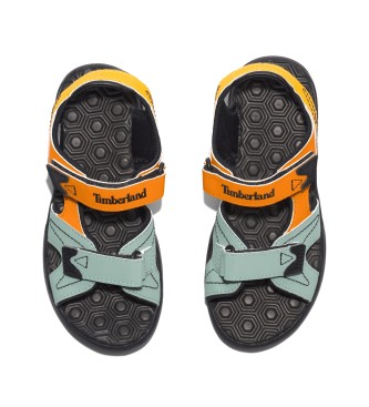 Timberland Sandlias de couro Adventure Seeker com tira no calcanhar multicoloridas