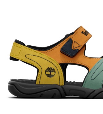 Timberland Sandali con cinturino sul tallone in pelle multicolore Adventure Seeker