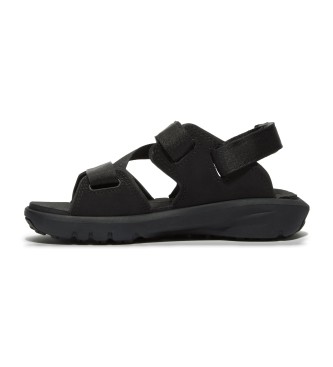 Timberland Leren sandalen met hielriem Motion Dune zwart