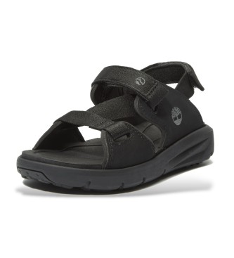 Timberland Leather sandals with heel strap Motion Dune black