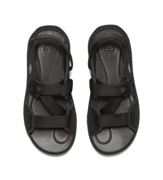 Timberland Leren sandalen met hielriem Motion Dune zwart