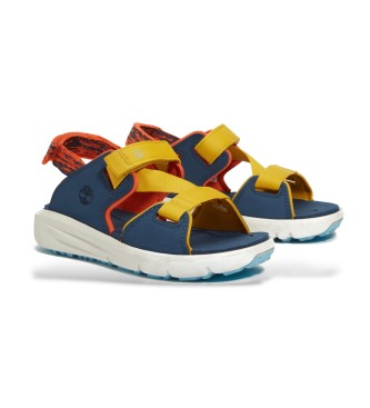 Timberland Leather sandals with heel strap Motion Dune blue