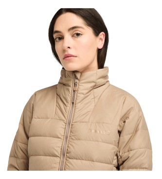 Timberland Veste lgre en duvet recycl avec tte d'ours taupe