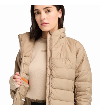 Timberland Veste lgre en duvet recycl avec tte d'ours taupe