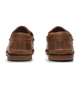 Timberland Chaussures bateau en cuir marron
