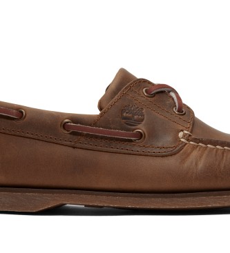 Timberland Chaussures bateau en cuir marron