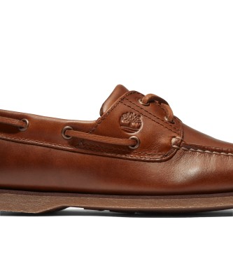 Timberland Scarpe da barca classiche in pelle marrone