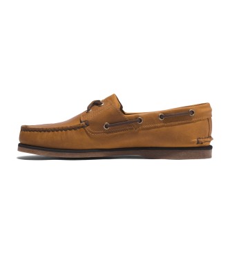 Timberland Noreen brown leather boat shoes