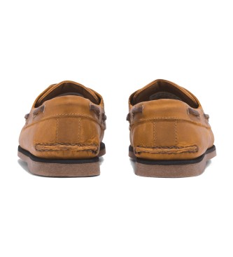 Timberland Noreen brown leather boat shoes