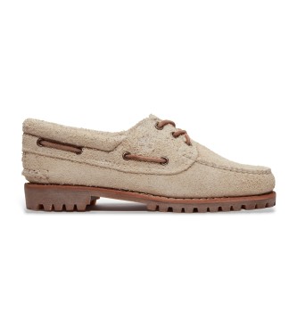 Timberland Scarpe da barca in pelle beige Noreen