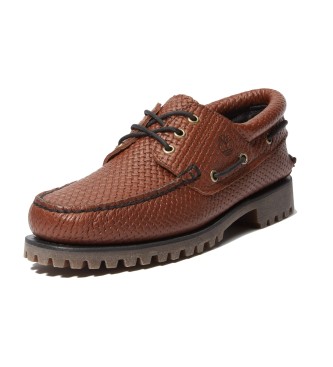 Timberland Authentische Bootsschuhe aus braunem Leder
