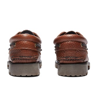 Timberland Authentische Bootsschuhe aus braunem Leder