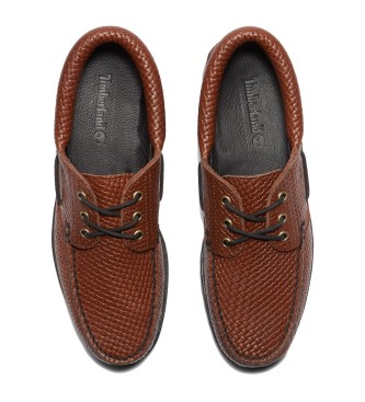 Timberland Authentische Bootsschuhe aus braunem Leder