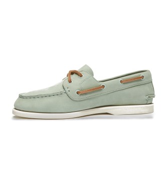 Timberland Classic leather boat shoes green