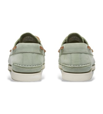 Timberland Classic leather boat shoes green