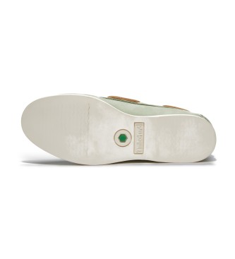 Timberland Classic leather boat shoes green