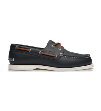 Timberland Classic navy leather boat shoes