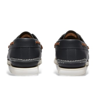 Timberland Classic navy leather boat shoes