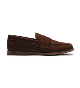 Timberland Sneakers slip-on in pelle marrone