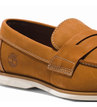 Timberland Brown leather trainers without laces