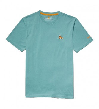 Timberland Boot Logo T-shirt turquoise