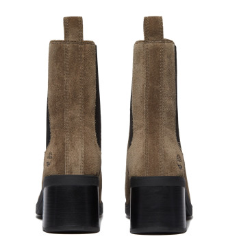 Timberland Bottines Bellevaux en cuir Chelsea marron fonc