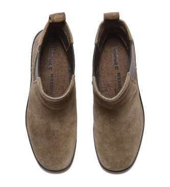 Timberland Bottines Bellevaux en cuir Chelsea marron fonc