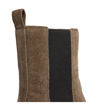 Timberland Bottines Bellevaux en cuir Chelsea marron fonc