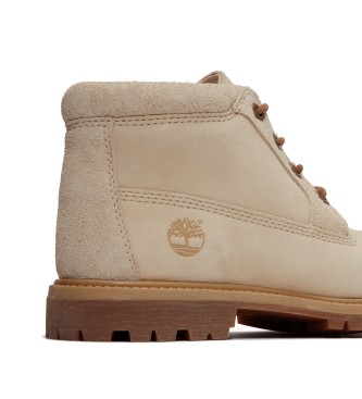 Timberland Stivali chukka in pelle grigia Nellie