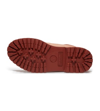 Timberland Bottes chukka  lacets en cuir rouge impermable  mi-mollet Nellie