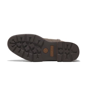 Timberland Stivali Brimfield in pelle marrone con fodera calda