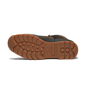 Timberland Euro rjavi usnjeni pohodniški čevlji