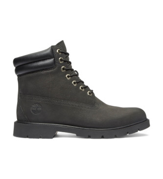 Black leather timberland shoes deals