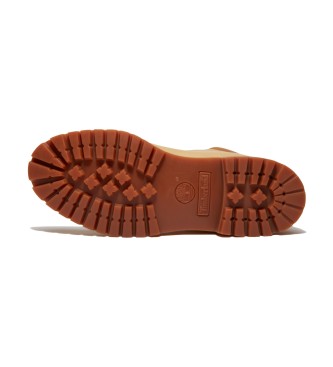 Timberland Stivali in pelle beige premium da 6 pollici