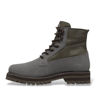 Timberland Stivali in pelle grigia Britton Drive