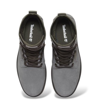 Timberland Stivali in pelle grigia Britton Drive