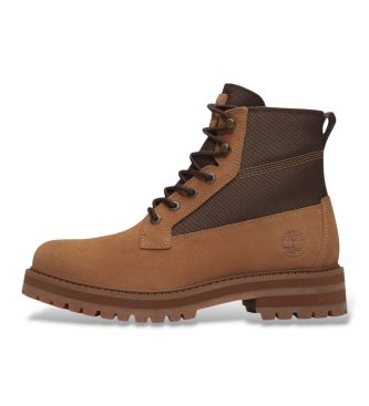 Timberland Bottes en cuir Britton Drive marron