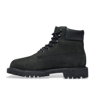 Timberland Skórzane sznurowane buty 6 Premium czarne  