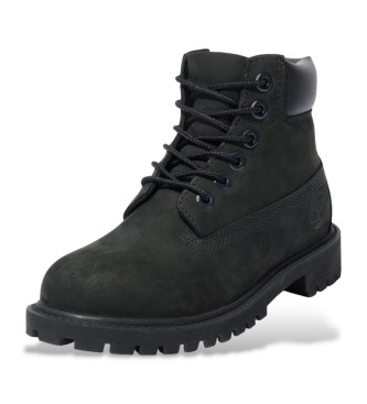 Timberland Skórzane sznurowane buty 6 Premium czarne  