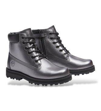 Timberland Bottes en cuir Courma Kid grises
